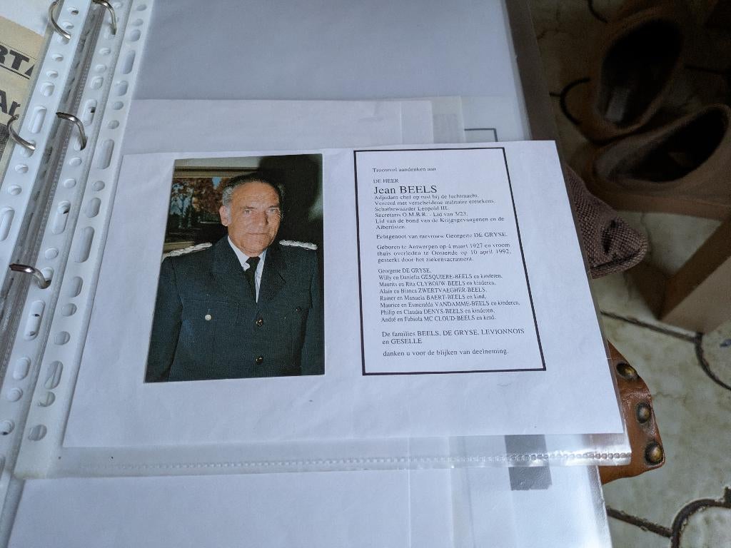 Dp Jean beels, Verzamelen, Ophalen of Verzenden, Bidprentje