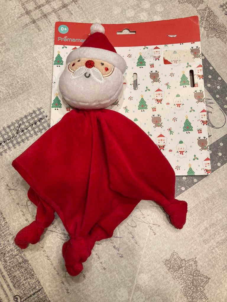 Nieuw Premaman knuffeldoekje Kerstman, Kinderen en Baby's, Speelgoed | Knuffels en Pluche, Ophalen of Verzenden, Nieuw, Overige typen