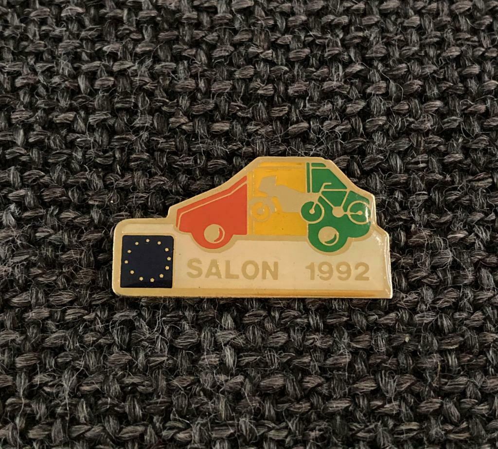 PIN - AUTOSALON 1992 - AUTO - VOITURE - CAR, Verzenden, Gebruikt, Transport, Speldje of Pin