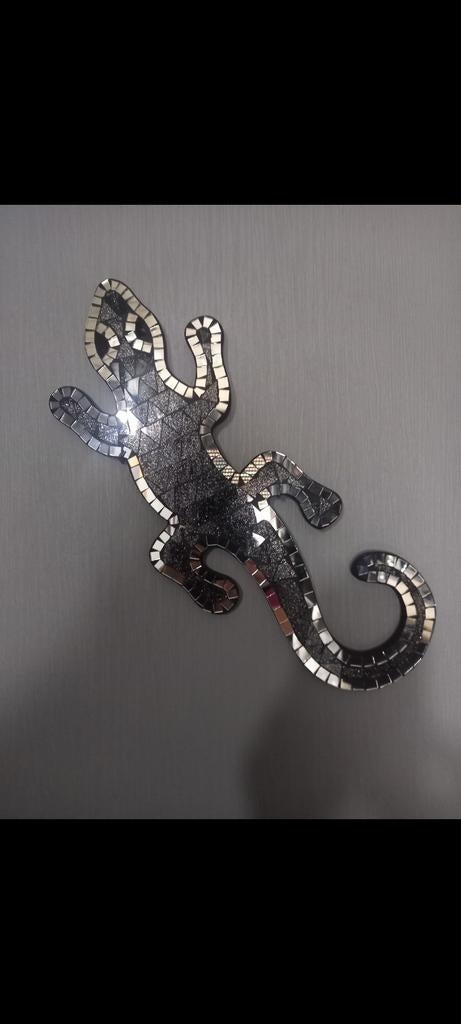 Decoration murale salamandre mosaïque miroirs, Enlèvement
