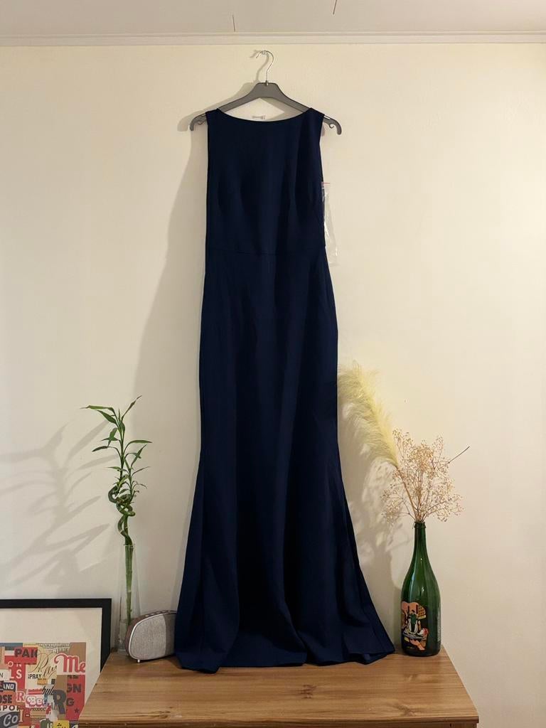 Rinascimento blauwe lange jurk, Blauw, Nieuw, Ophalen of Verzenden, Maat 36 (S)
