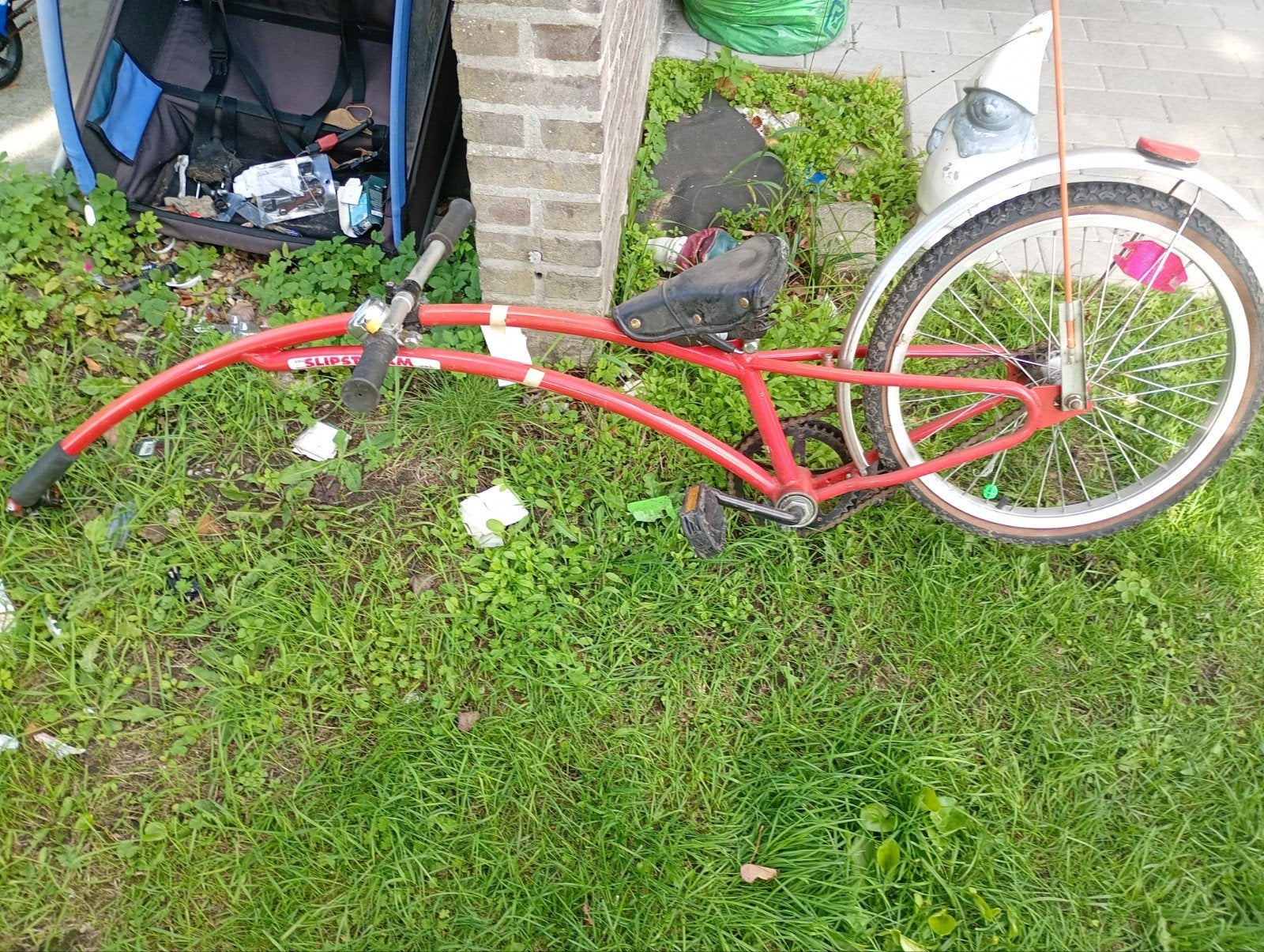 hang fiets, Ophalen, Gebruikt, Aanhangfiets