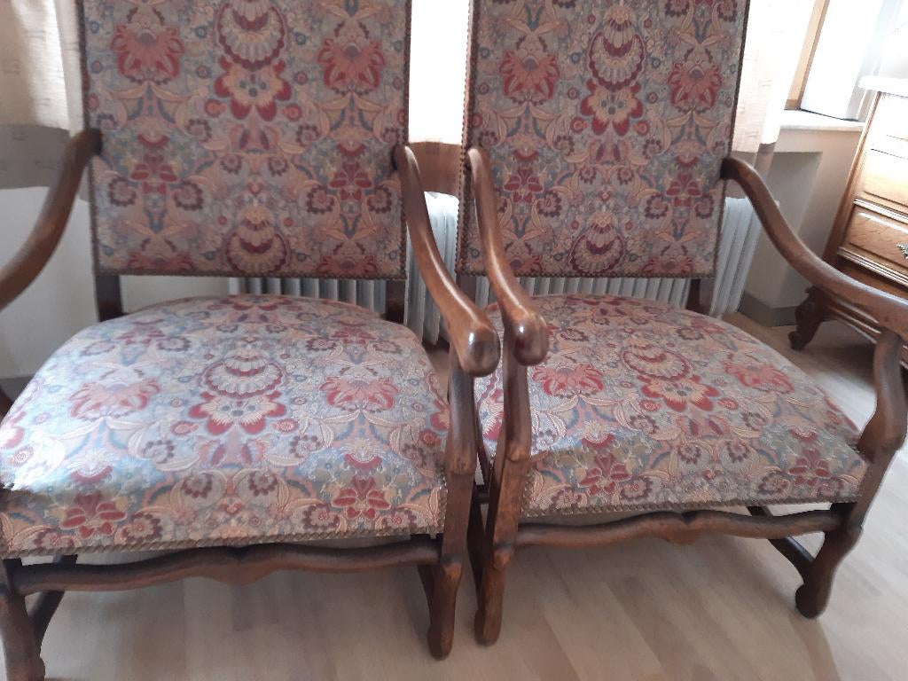 2 fauteuils van schapenbeen, Ophalen