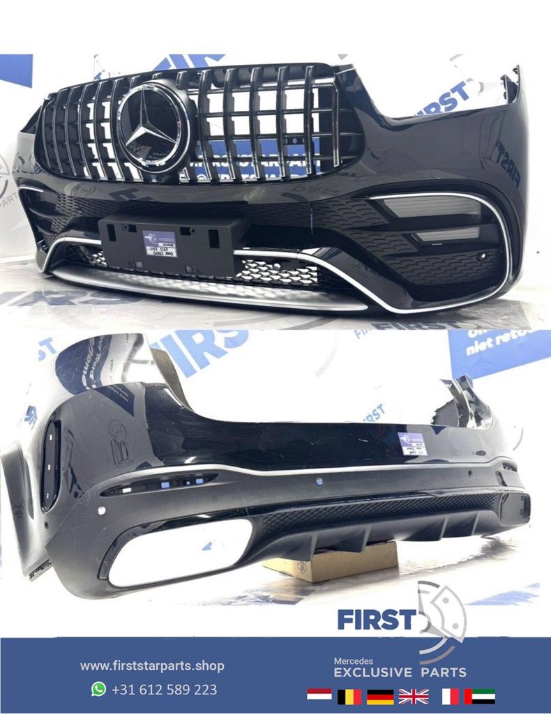 W167 GLE63 AMG PAKKET BUMPER SET V167 C167 GLE 63 AMG VOORBU, Gebruikt, -, Ophalen of Verzenden, Bumper