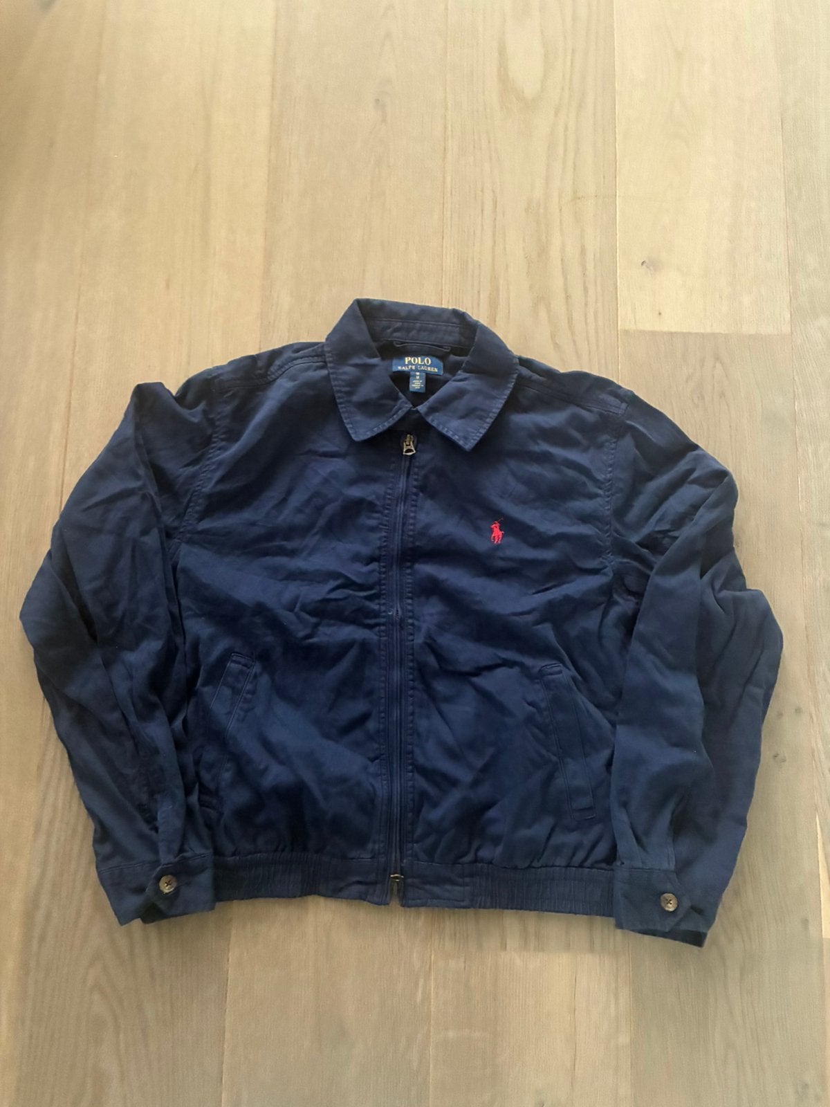 Ralph Lauren Harrington Jas Marineblauw  Authentiek, Envoi, Comme neuf, Taille 48/50 (M), Bleu