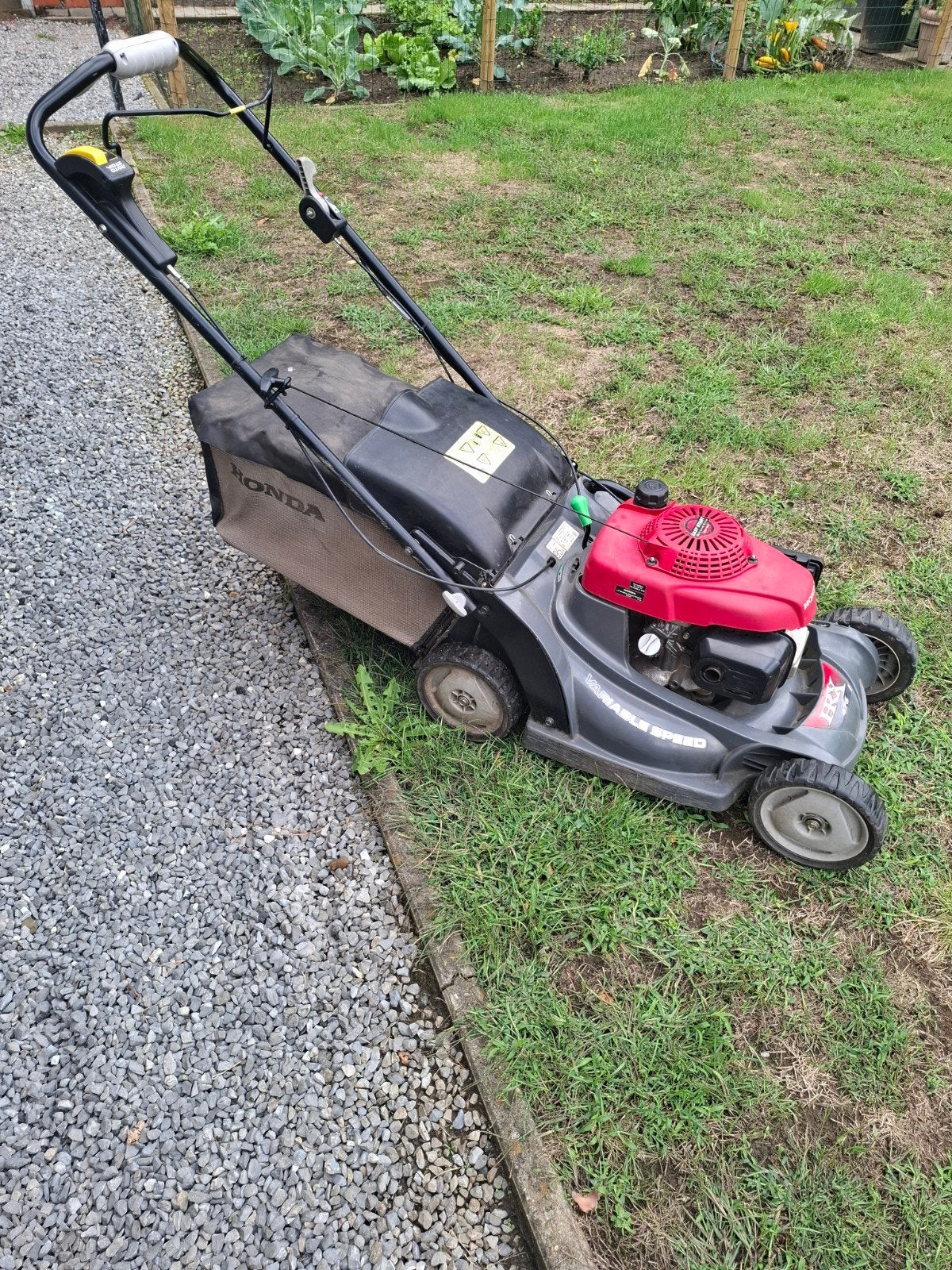 honda hrx476 benzine grasmaaier zelftrekker in goede staat, Tuin en Terras, Ophalen