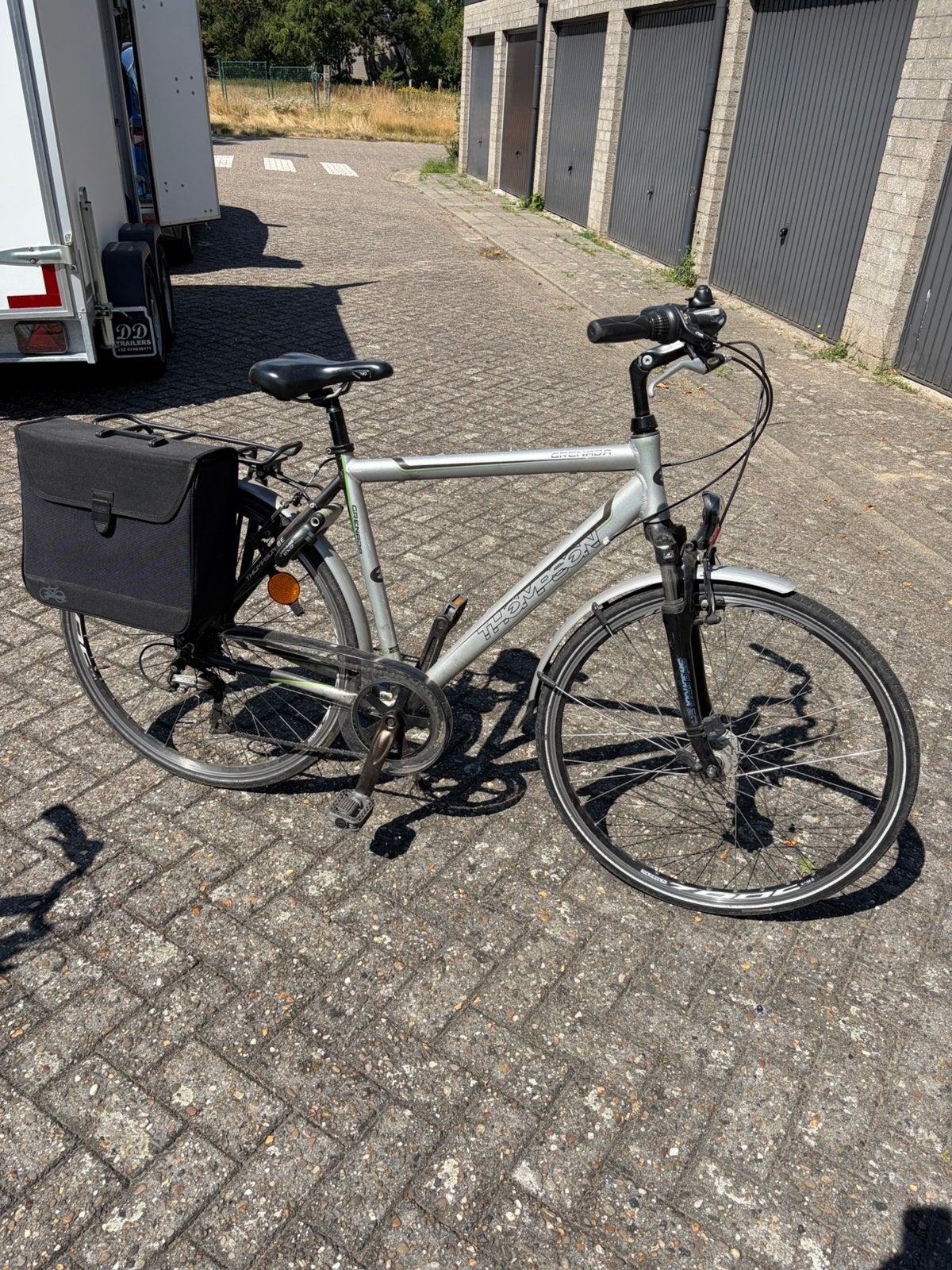 Thompson Grenada herenfiets inclusief fietszak, Fietsen en Brommers, Ophalen, Zo goed als nieuw