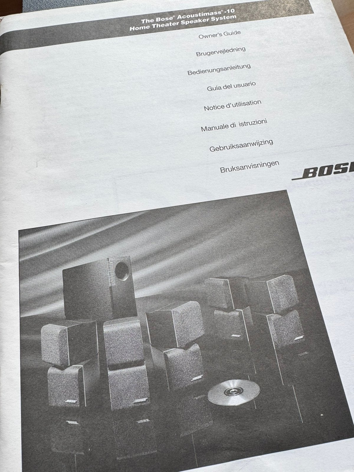 Bose acoustimass 10 surround systeem, TV, Hi-fi & Vidéo, Enceintes, Kit d'enceintes, Enlèvement, Utilisé, Bose