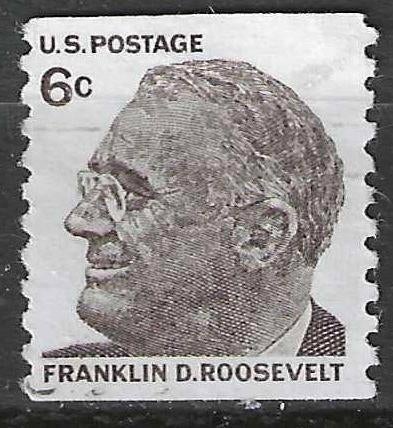USA 1967 - Yvert 840A - Franklin Delano Roosevelt (ST), Postzegels en Munten, Verzenden, Gestempeld