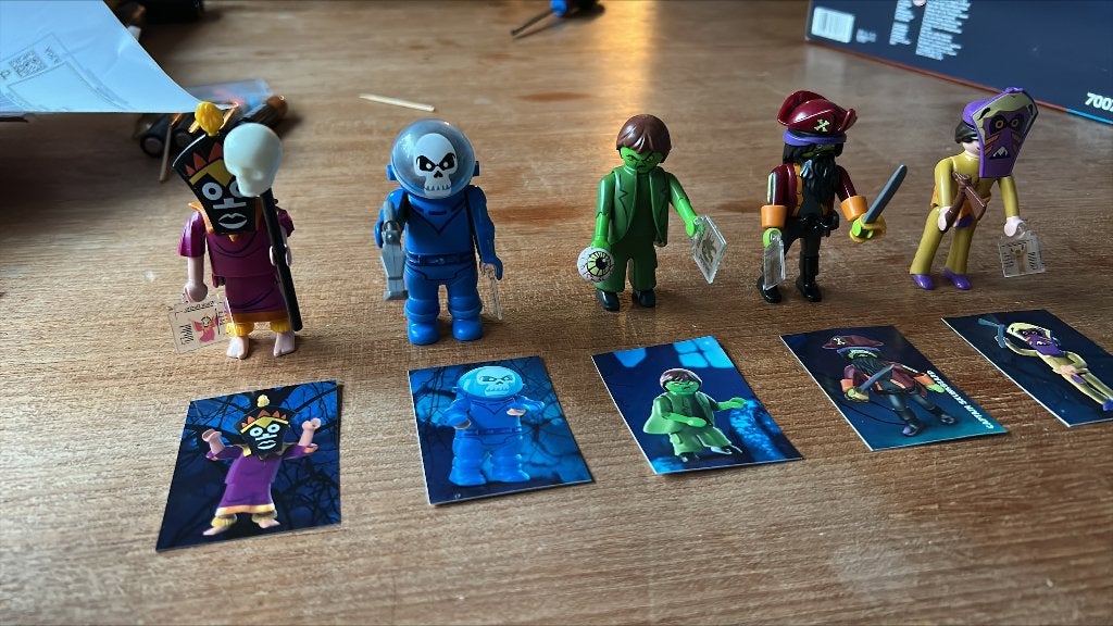 Playmobil Scooby Doo! 5 figuren, Enfants & Bébés, Enlèvement ou Envoi, Autres séries, Comme neuf, Figurines