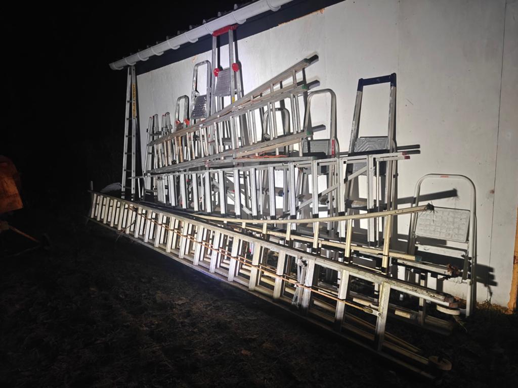 Set ladders van alle soorten, Ophalen, Gebruikt, Ladder, Opvouwbaar of Inschuifbaar
