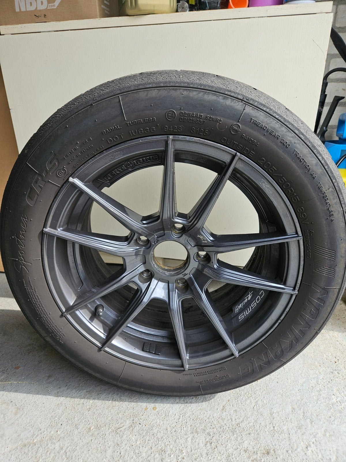 Cosmis R1 7x15 ET33  5X114.3, Auto-onderdelen, Ophalen, Gebruikt, 15 inch, Banden en Velgen