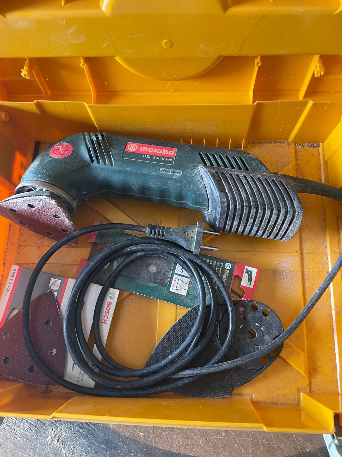 Schuurmachine Metabo DSE300 intec, Bricolage & Construction, Outillage | Ponceuses, Enlèvement, Utilisé