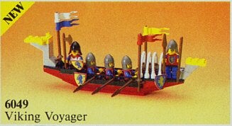 LEGO Castle Lion Knights 6049 Viking Voyager, Compleet, Lego, Ophalen of Verzenden, Zo goed als nieuw