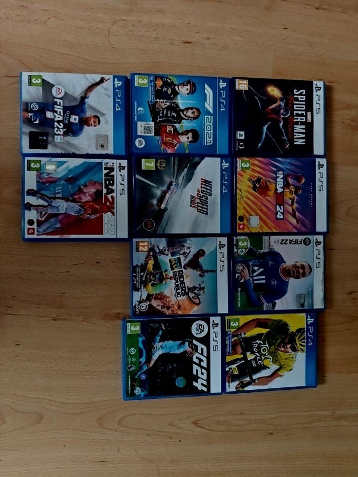 10 PS4 en PS5 games samen | pakket, Enlèvement ou Envoi, Utilisé