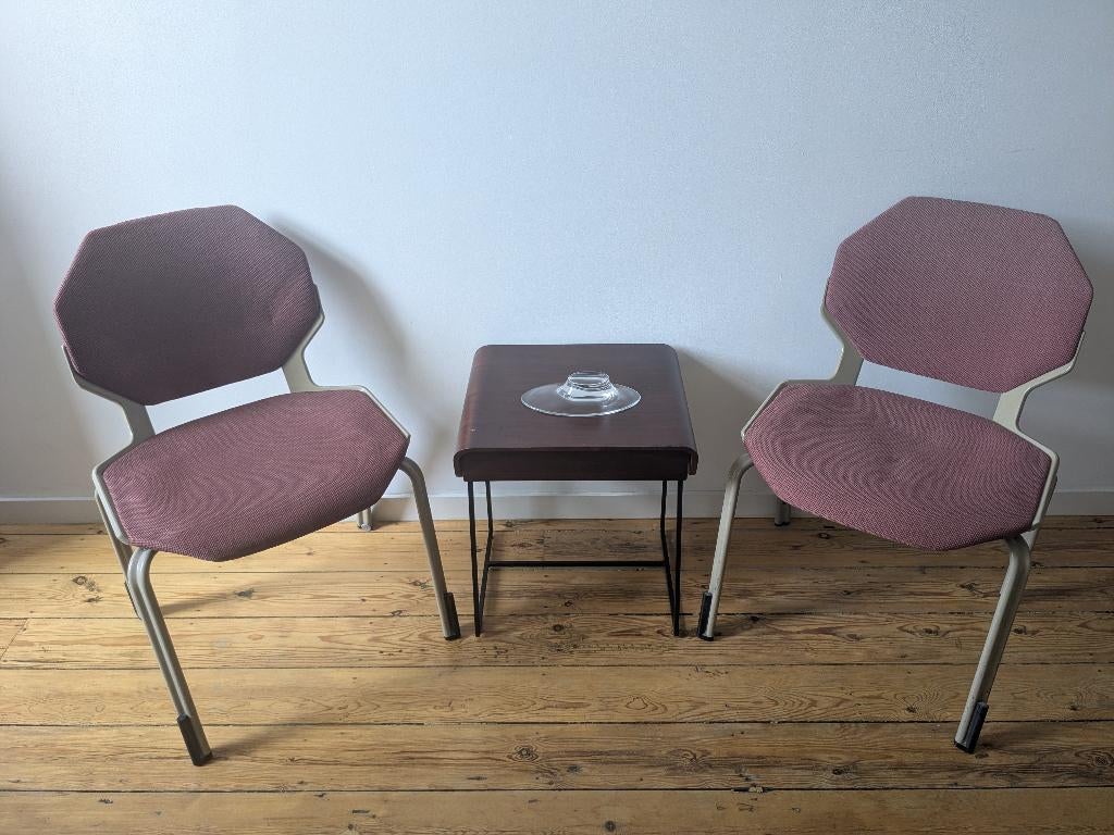 Set de 2 chaises Space Age Fröscher Sitform 1989, Collections, Rétro, Maison et Meubles, Enlèvement