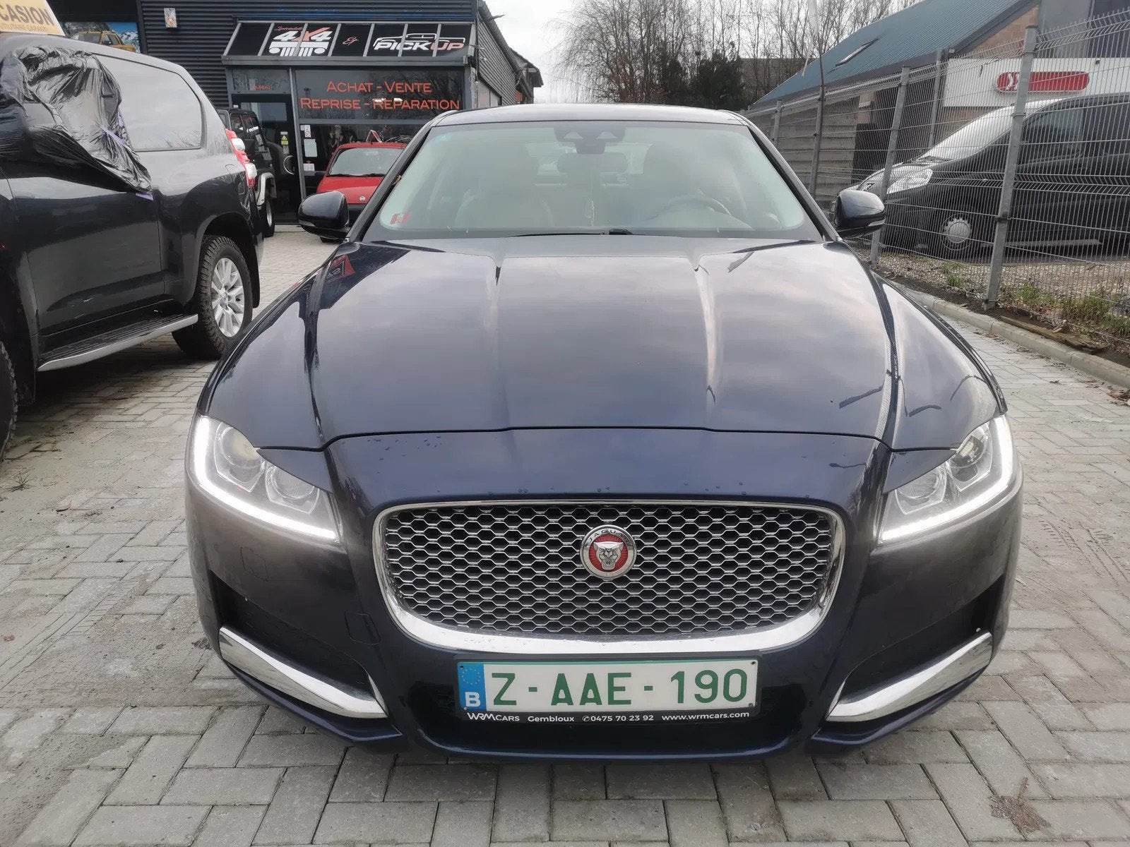 Jaguar X-Type (bj 2015, automaat), Auto's, Automaat, Gebruikt, 4 cilinders, Blauw