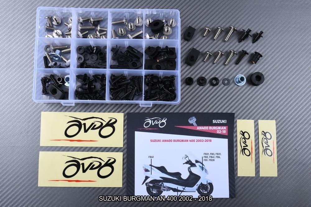 Kuip bouten set voor SUZUKI BURGMAN AN 400 2003 - 2018, Motoren, Ophalen of Verzenden, Nieuw