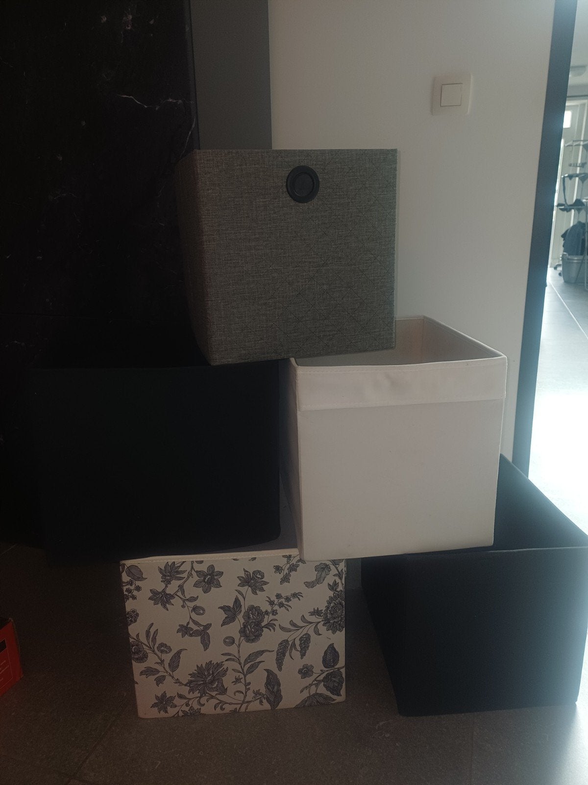 5 stoffen opbergboxen, Huis en Inrichting, Ophalen