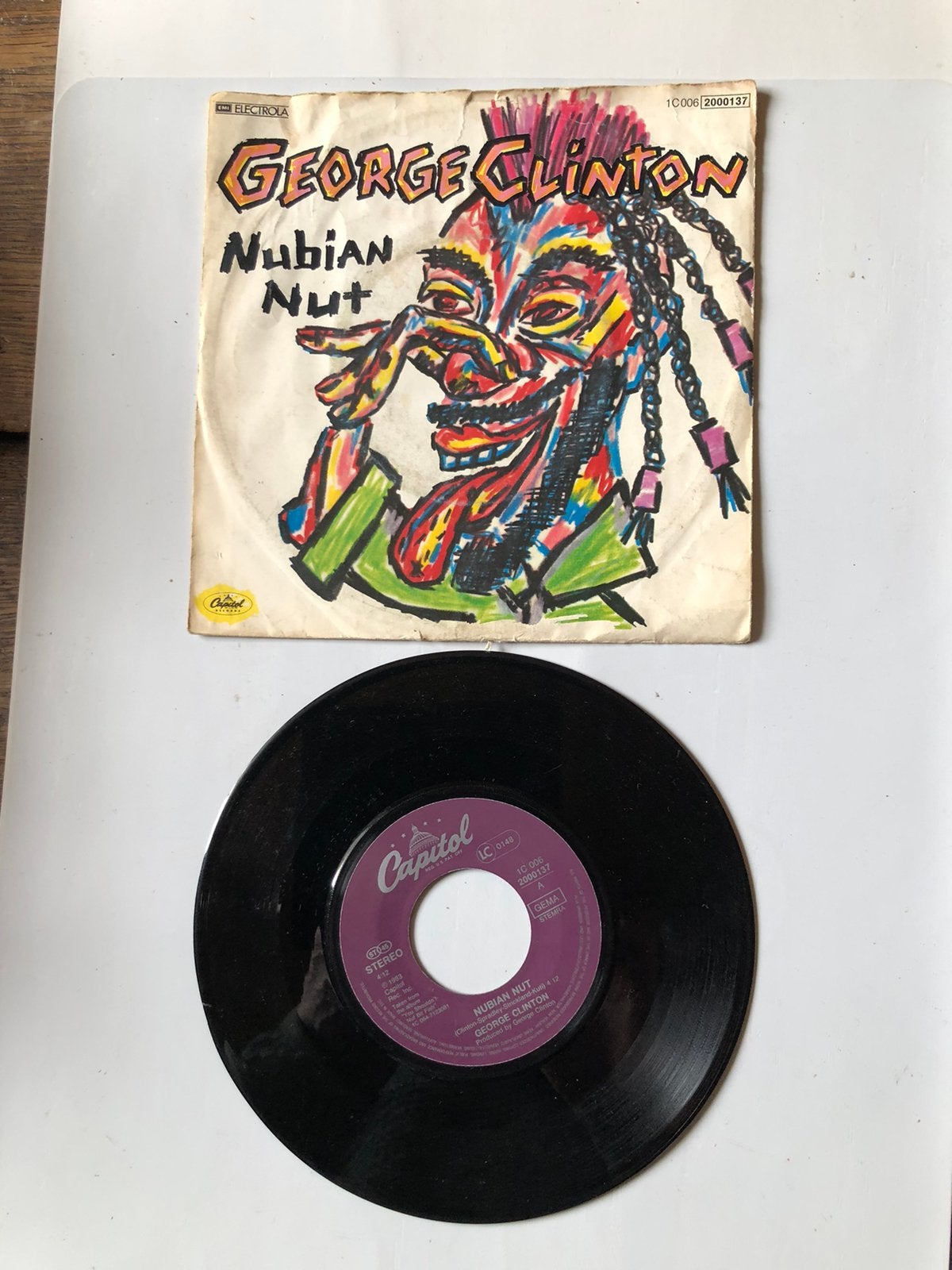 George Clinton: nubian nut ( 1983; funk), Verzenden, Zo goed als nieuw
