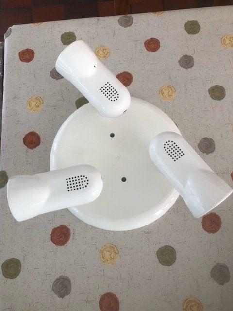 Plafondverlichting: spots, Ophalen, Zo goed als nieuw, Kunststof
