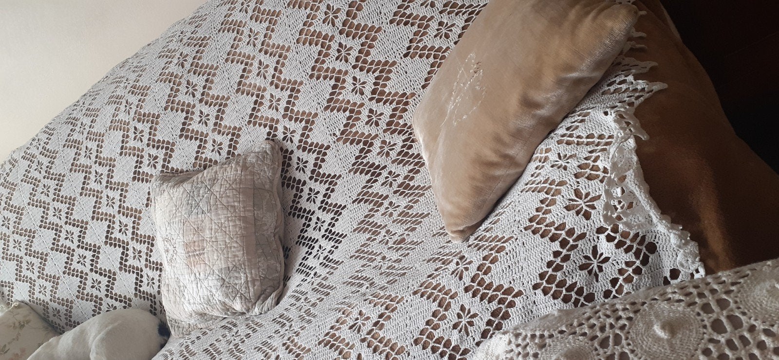 Couvre lit en crochet