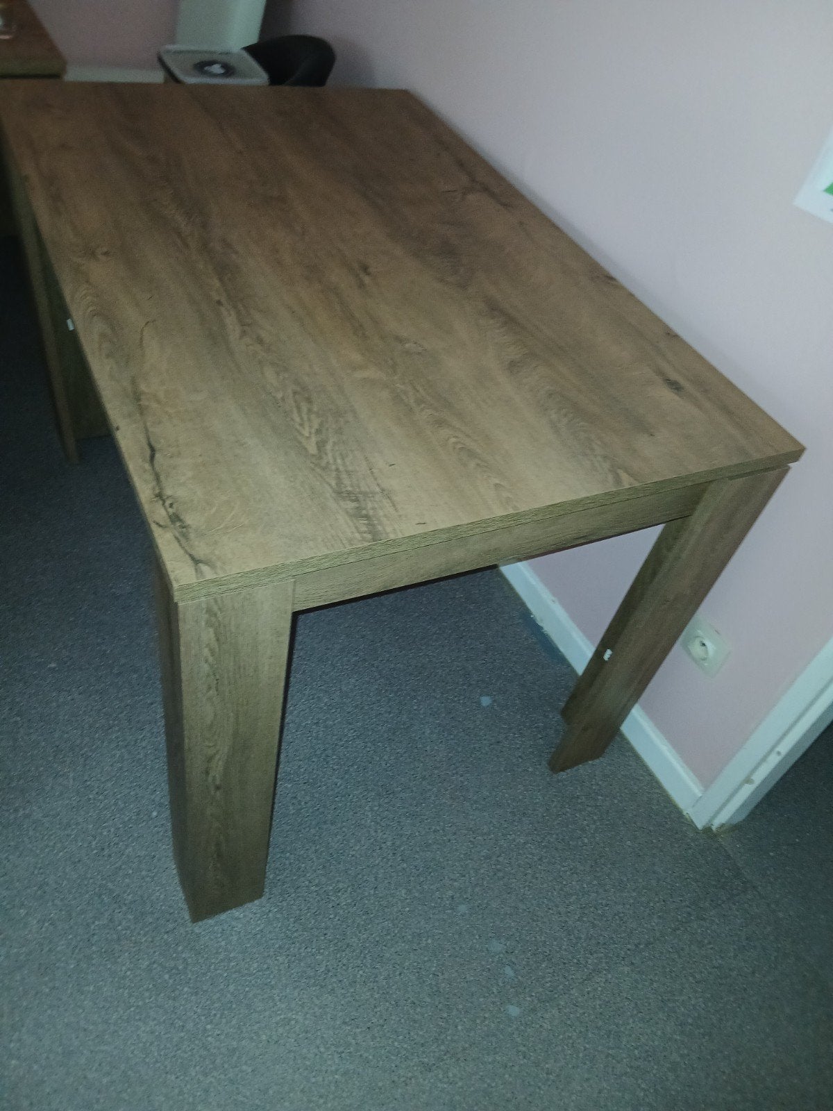 JYSK Tafel VEDDE 80x120 donker eiken (NIEUW), Huis en Inrichting, Ophalen