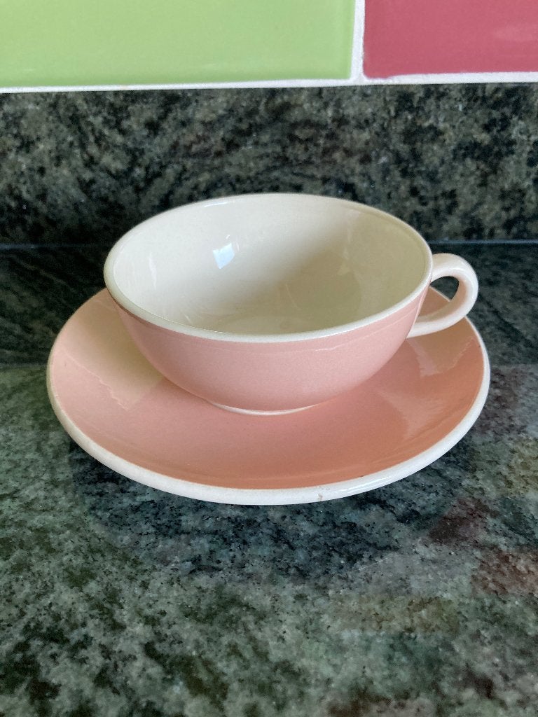 ensemble rose rétro - Villeroy et Boch, Antiquités & Art, Enlèvement ou Envoi