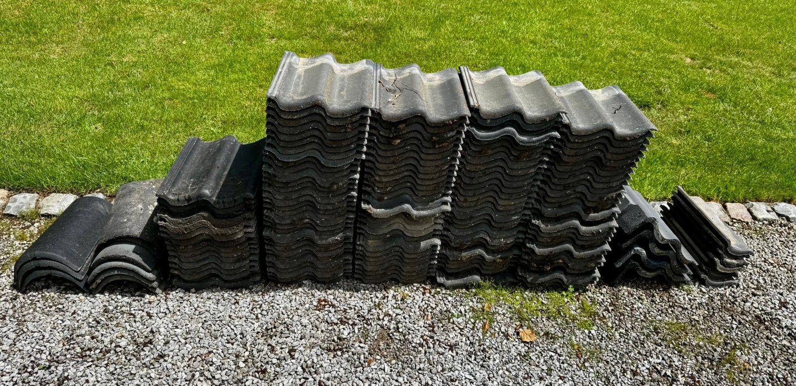 TUYLES SNELDEK BÉTON + FAÎTIÈRES ET ACCESSOIRES, Enlèvement, Comme neuf, Gris, Tuiles