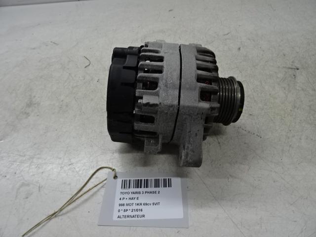 ALTERNATEUR Toyota Yaris III (P13) (270600Q200KK), Mevr. I. Hauben, Toyota, Utilisé, Rue de l'Espoir 34 34
4030  GRIVEGNÉE, BE