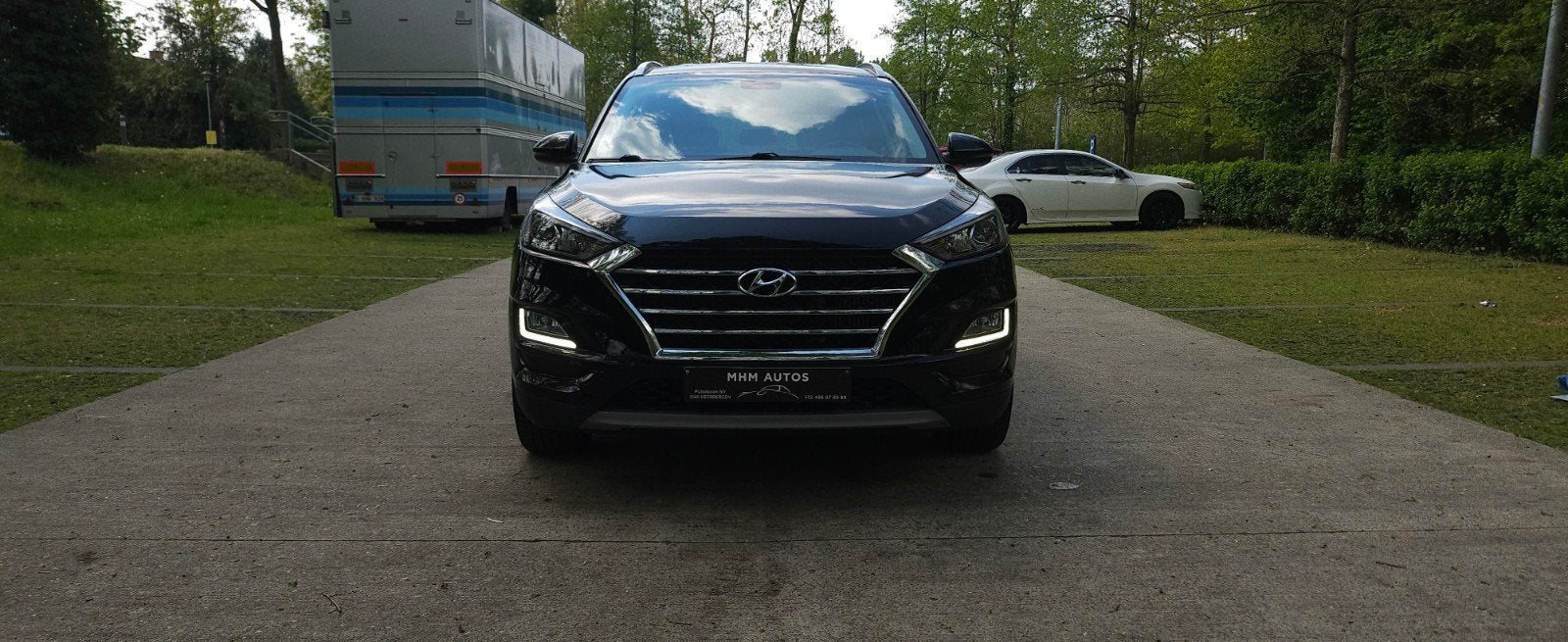 Hyundai Tucson 1.6 Benzine Automaat Bj.2019 Met 49.000 Km., Testrit aan huis, Stof, Zwart, Bedrijf