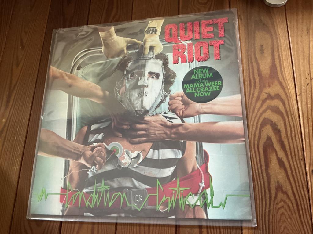 LP Quiet Riot (États-Unis) - état critique, CD & DVD, Vinyles | Rock, Enlèvement ou Envoi, Utilisé