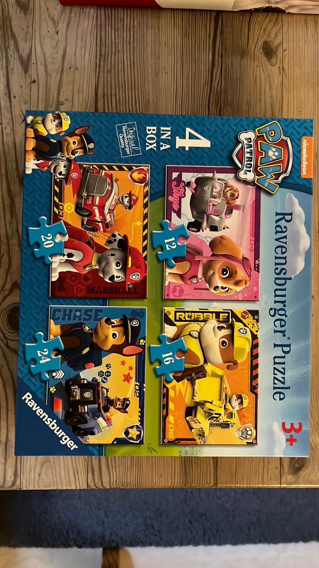 2 Puzzels Paw Patrol, Enlèvement ou Envoi, Comme neuf