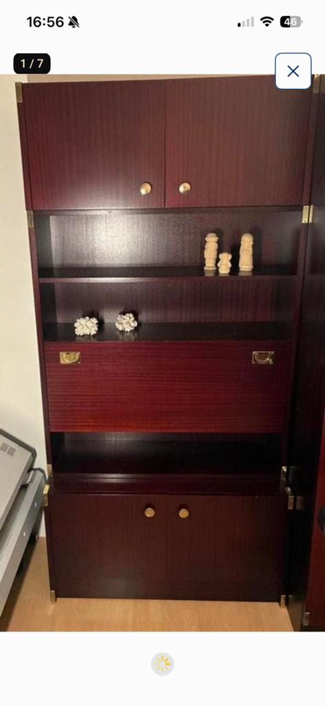 Secretaire kast (1m breed) – uitklapbaar bureau, Huis en Inrichting, Ophalen