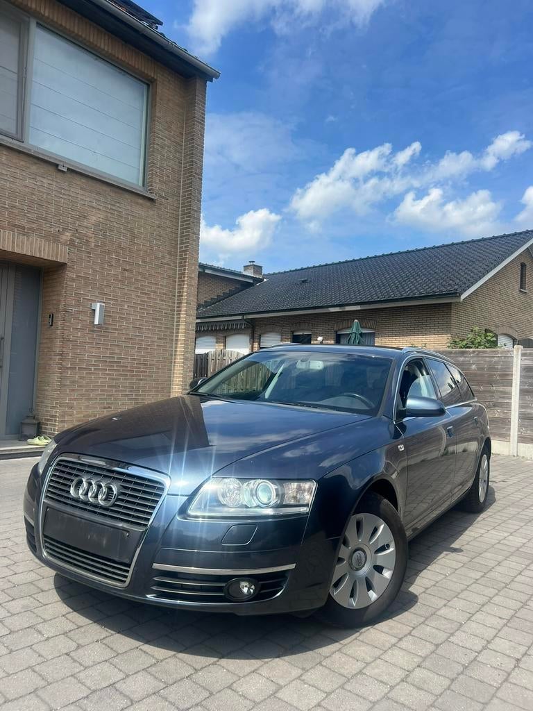Audi A6 2.0TDI Automaat | 165000KM Dig AC BiXenon Leder, Auto's, Automaat, Zwart, 5 deurs, Particulier