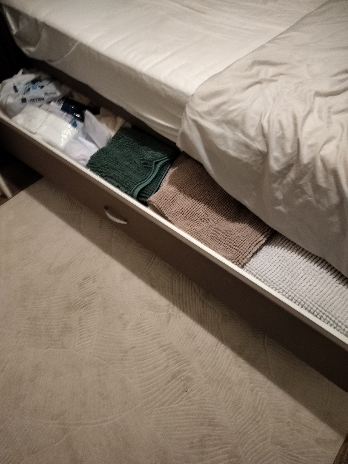 boxspring toupe 1m60, Ophalen