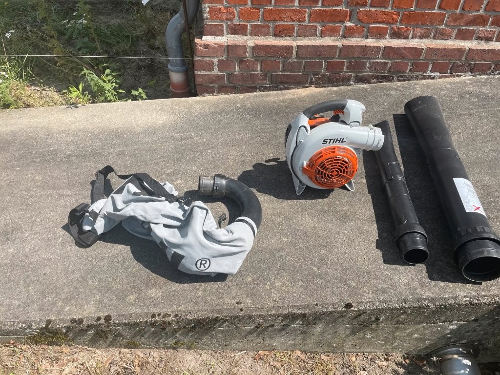 Stihl SH 86, Tuin en Terras, Bladblazers, Benzine, Met opvangzak, Handgedragen, Ophalen of Verzenden