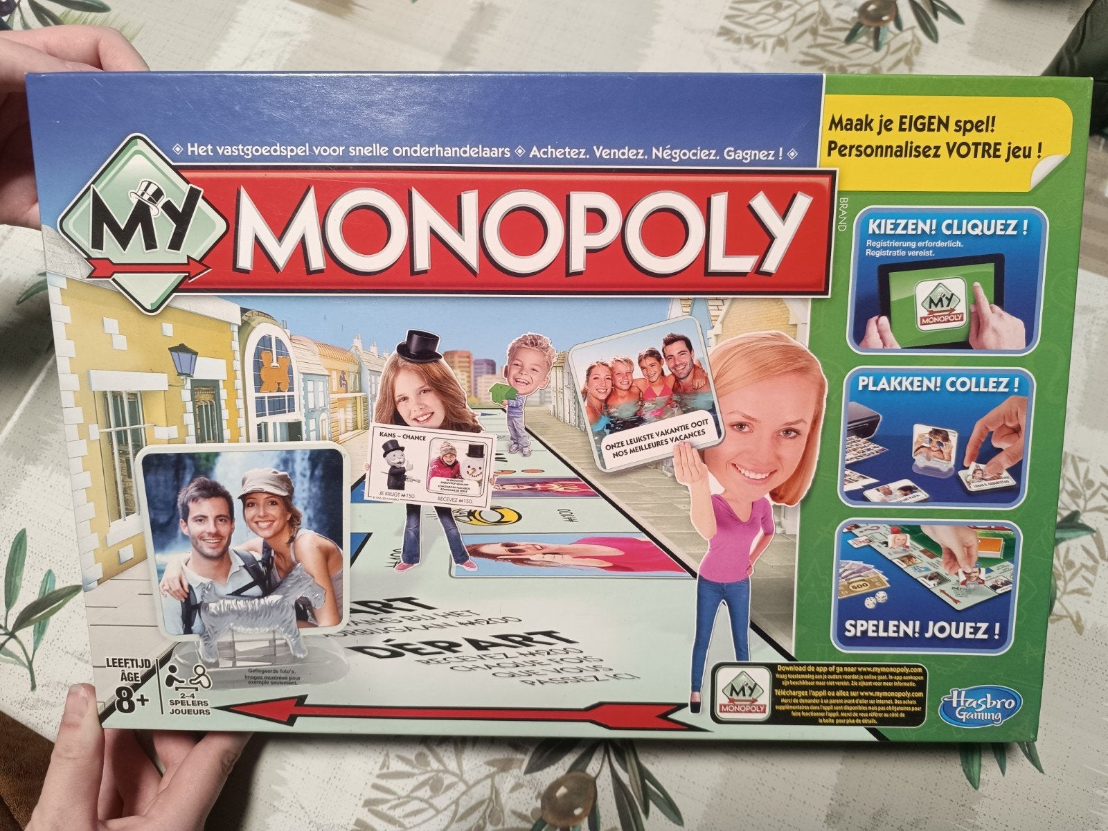 Monopoly à personnaliser NEUF, Hobby en Vrije tijd, Drie of vier spelers, Ophalen, Nieuw, HASBRO