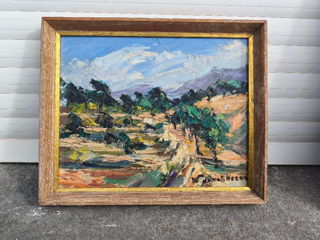 Huile sur panneau signe Walter jonckheere, Antiquités & Art, Art | Peinture | Classique, Enlèvement ou Envoi