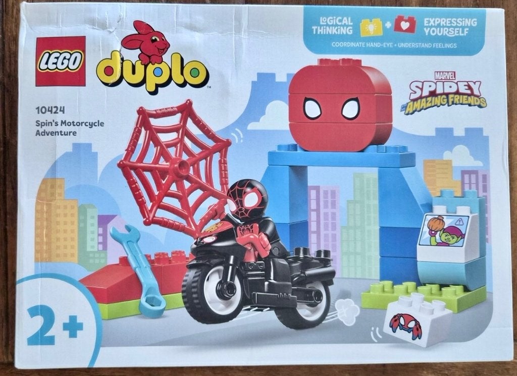 Lego Duplo 10424 Les aventures à moto de Marvel Spin, Enfants & Bébés, Jouets | Duplo & Lego, Neuf, Enlèvement ou Envoi, Marvel