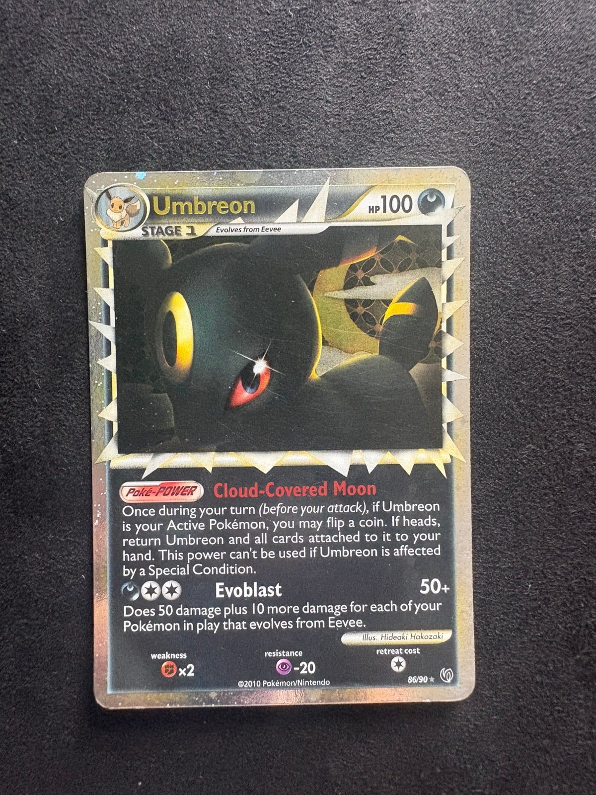 Umbreon 86 undaunted, Ophalen of Verzenden, Gebruikt, Losse kaart