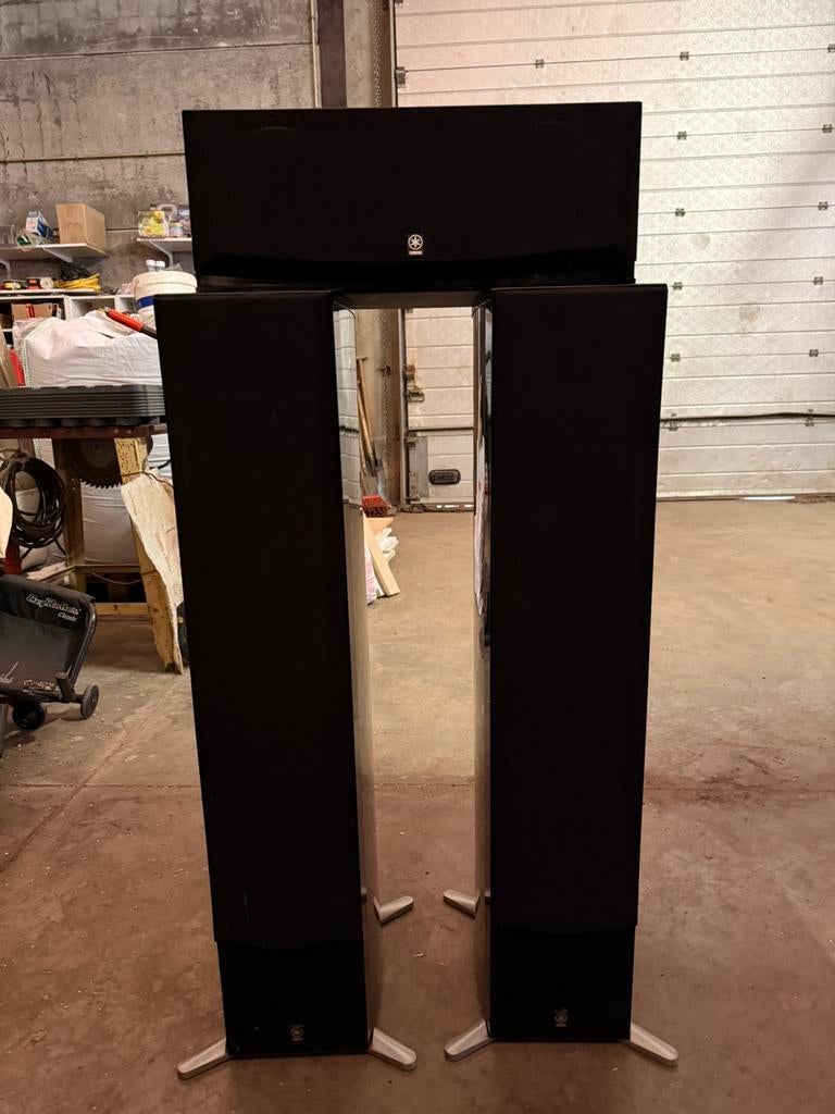 Kit de haut-parleurs Yamaha, TV, Hi-fi & Vidéo, Enceintes, Comme neuf, Enlèvement, 120 watts ou plus, Haut-parleur central