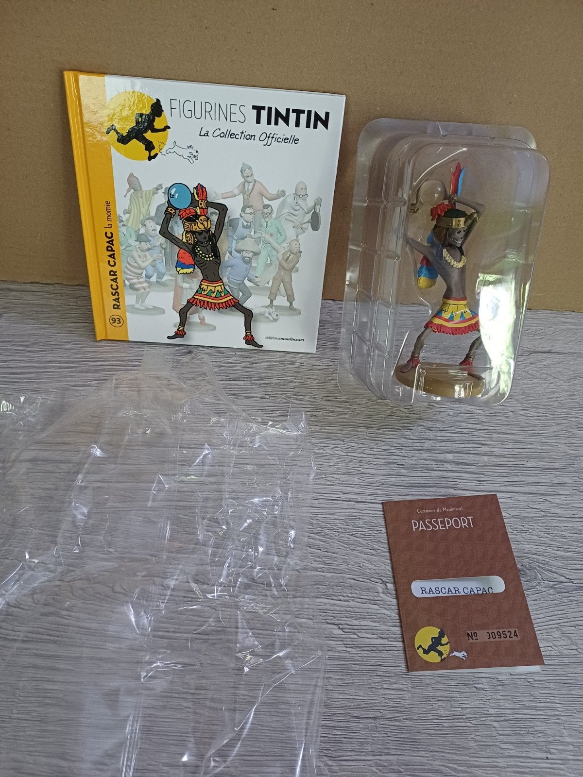 Figurine Rascar Capac 93 Tintin, Enlèvement ou Envoi, Tintin, Comme neuf, Statue ou Figurine