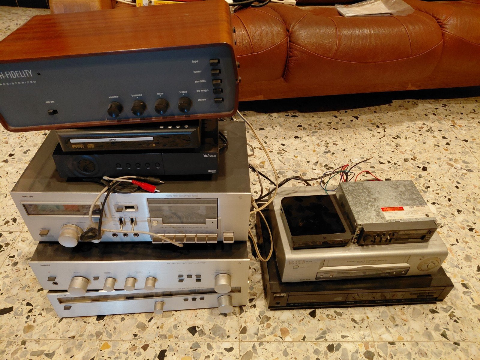 Oude stereo en radio, Ophalen