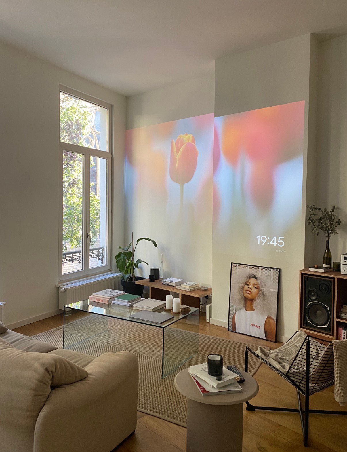 Tonelli Design glazen salontafel, Huis en Inrichting, Ophalen, Zo goed als nieuw, Glas