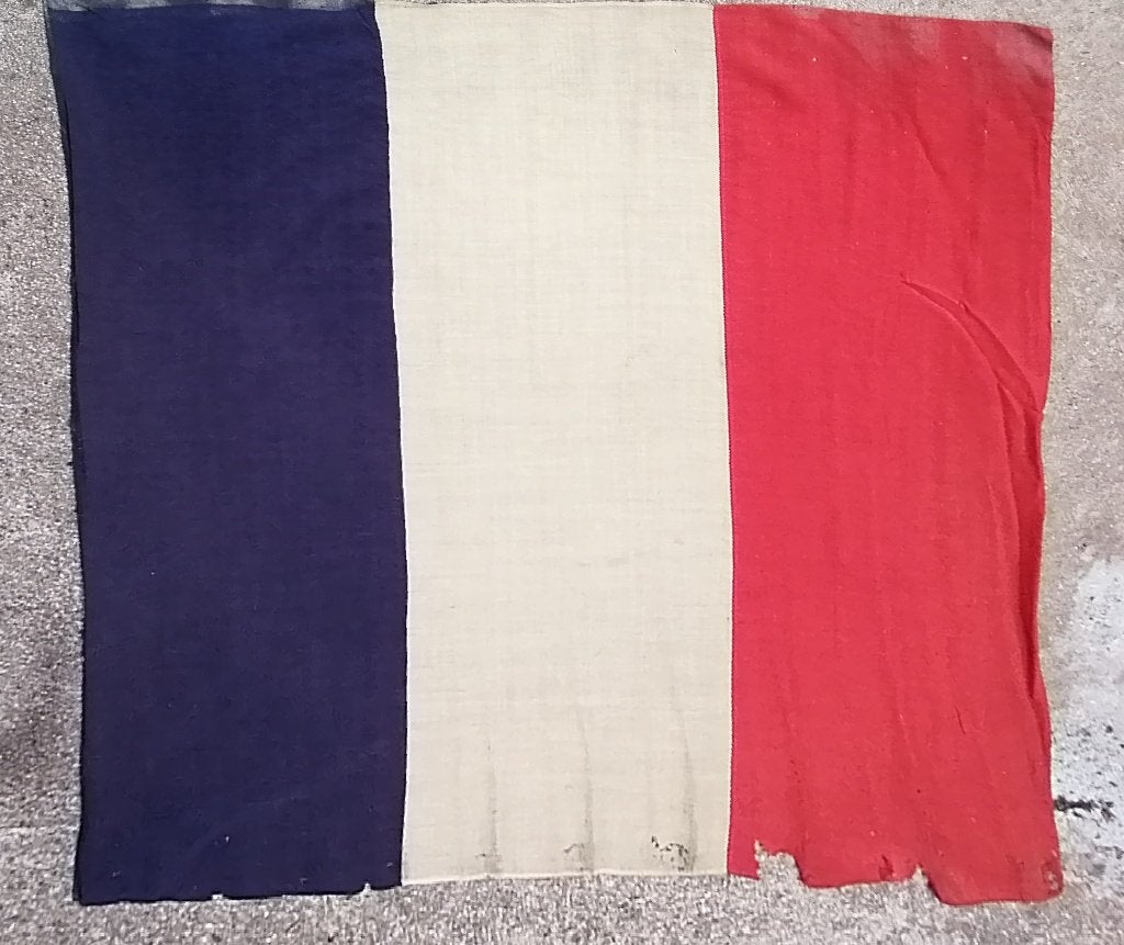Drapeau militaire France WW1 WW2, Envoi, Autres, Emblème ou Badge