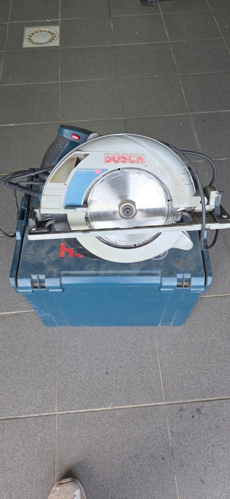 scie circulaire Bosch GKS85G, Bricolage & Construction, Outillage | Scies mécaniques, Enlèvement, Utilisé, 1200 watts ou plus