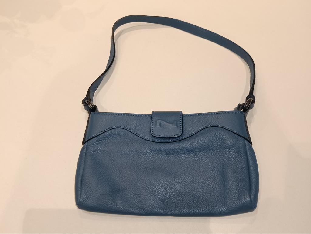 Sac à main bleu Natan, Enlèvement ou Envoi, Comme neuf, Bleu, Sac à main