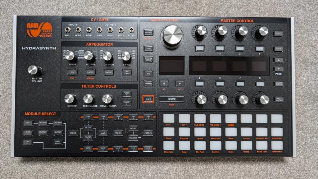 ASM Hydrasynth Desktop 8-stemmige synthesizer, Muziek en Instrumenten, Overige merken, Zo goed als nieuw, Met midi-aansluiting