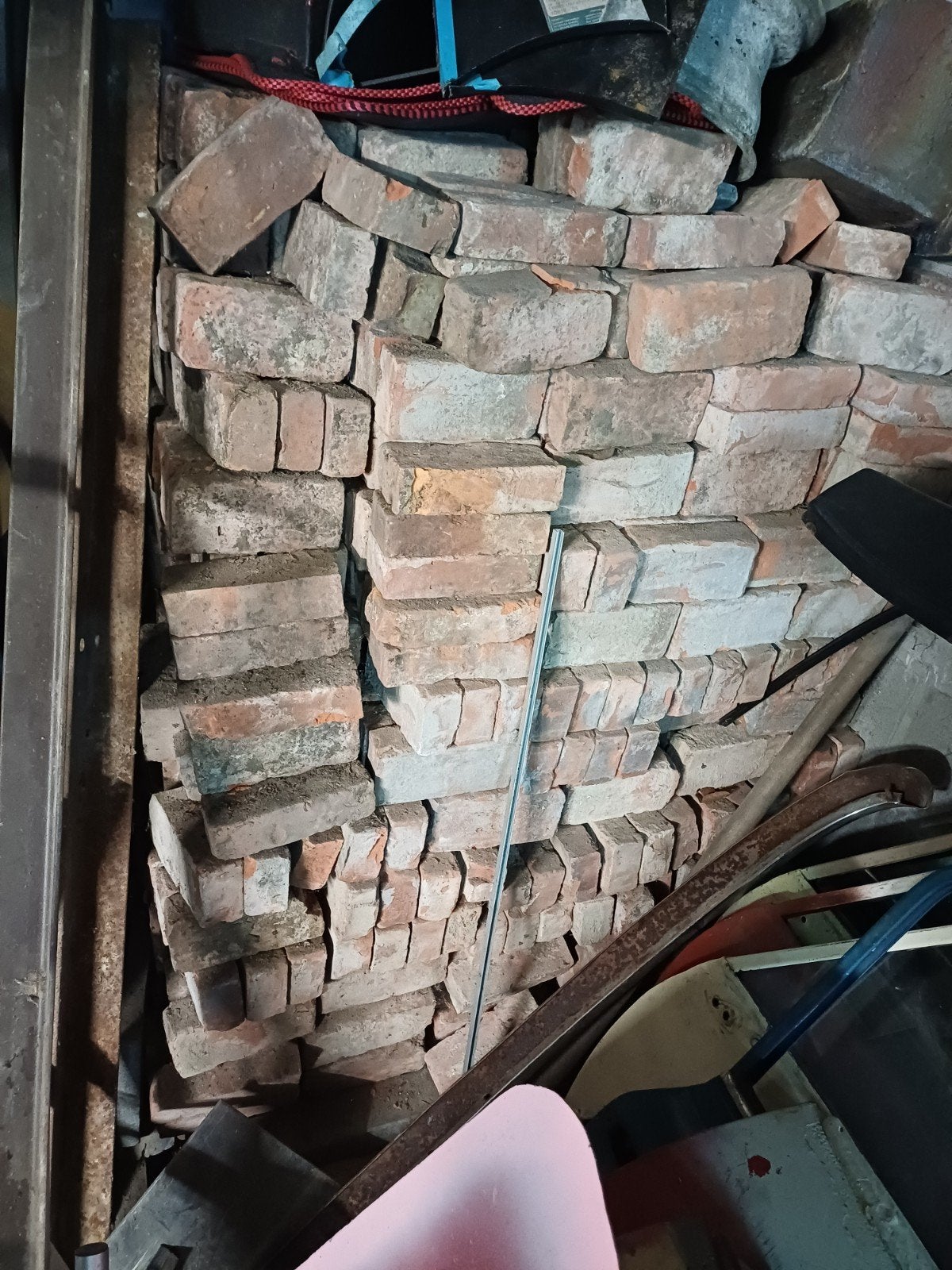 landelijke bakstenen 11vierkanten meter, Doe-het-zelf en Bouw, Metselstenen, Ophalen, Gebruikt, Bakstenen